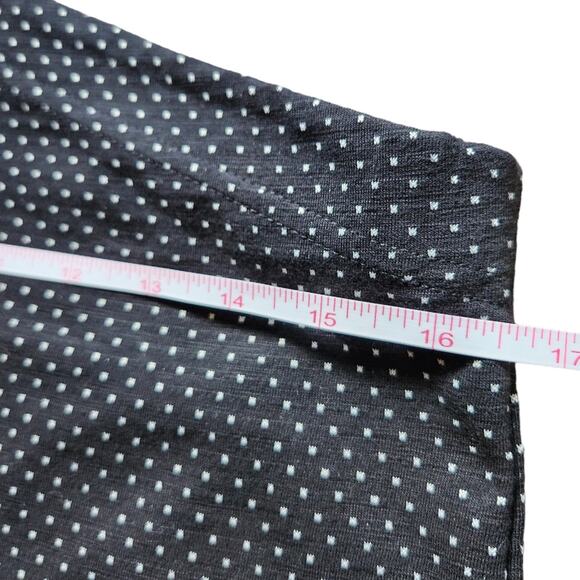 Maeve by Anthropologie one shoulder top black white dots size M - Picture 6 of 7